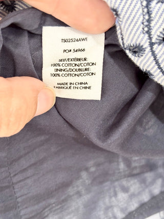 Derek Lam 10 Crosby Samaria Embroidered Cami A-Line Midi Dress Blue Women's 2