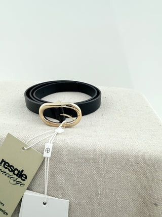 Anine Bing small signature link belt leather, M/L