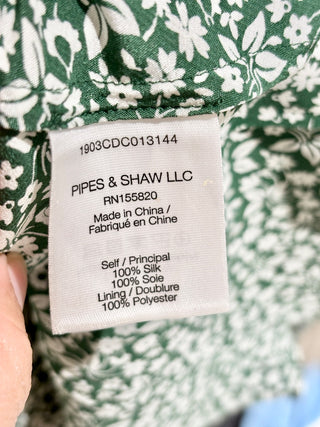 Veronica Beard green white casual set: tank and skirt, 2