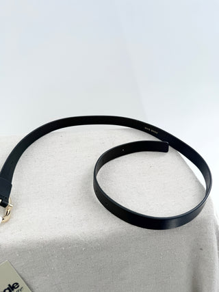 Anine Bing small signature link belt leather, M/L