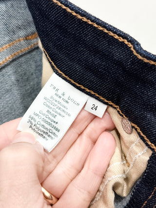 Rag & Bone casey high rise jeans, 24