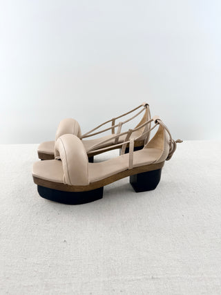 Cult gaia pillow fifi platform sandals, 38.5