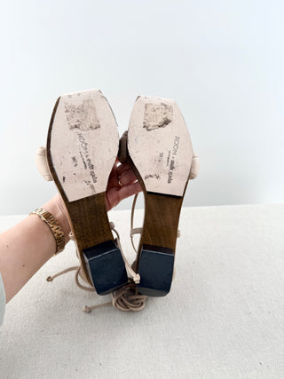 Cult gaia pillow fifi platform sandals, 38.5