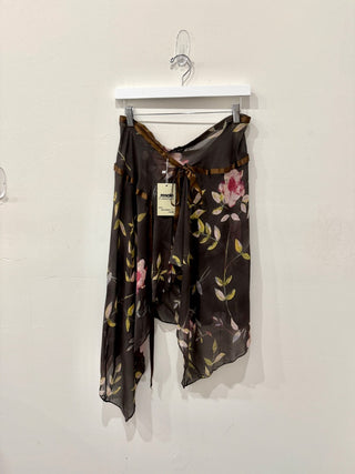 Vanita Rosa sheer sarong skirt adjustable, one size