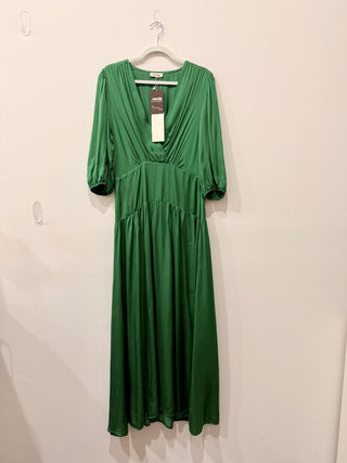 Dixie long satin dress, M