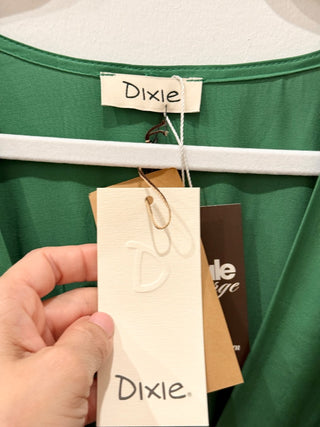 Dixie long satin dress, M