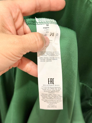 Dixie long satin dress, M