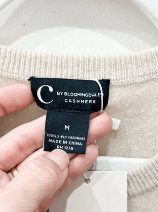 C by Bloomingdales 100% cashmere sweater, M