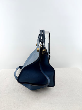 Anya Hindmarch ephson top handle leather bag with long strap