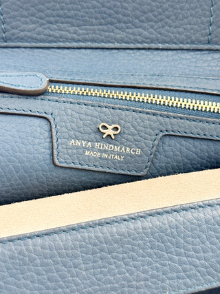 Anya Hindmarch ephson top handle leather bag with long strap