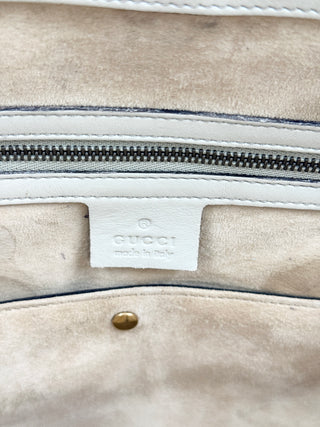 Gucci horsebit python tote bag large