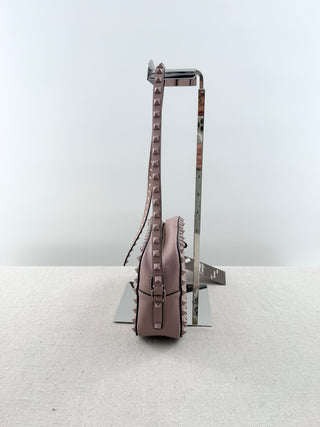 Valentino rockstud leather camera cross body bag
