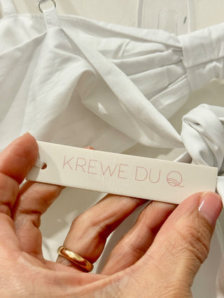 Krewe Duq set bra and long cotton skirt, XS / S