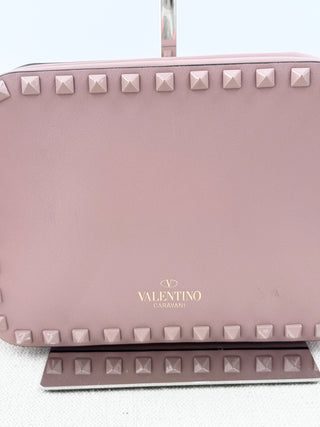 Valentino rockstud leather camera cross body bag