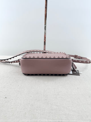 Valentino rockstud leather camera cross body bag