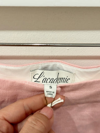 L'Academie pleated bermuda linen shorts, S