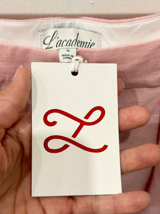 L'Academie pleated bermuda linen shorts, S