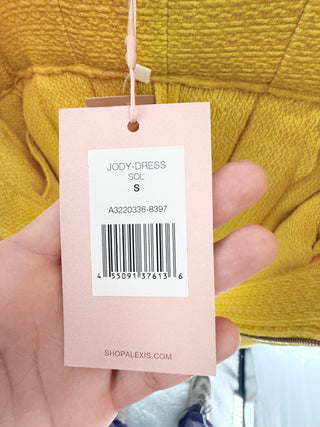 NWT Alexis Jody Sleeveless V-Neck Zip Up Mini Fit & Flare Dress Sol Womens Small