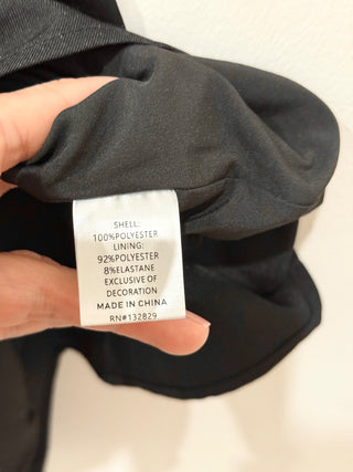 Superdown sleeveless mini dress with lace trim, M