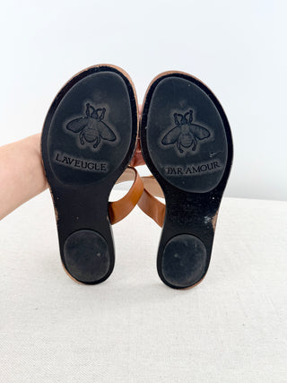 Gucci GG thong sandals leather, 37