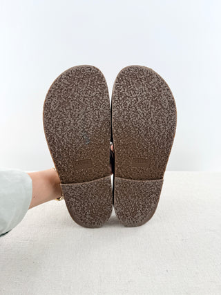 Celine slide tippi calfskin sandals, 40.5