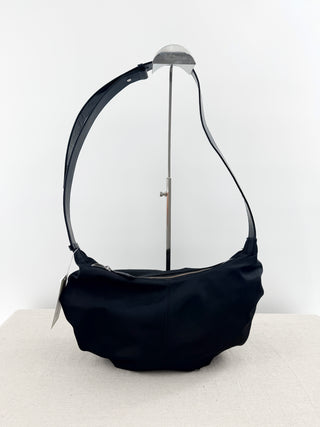 Nothing Written nylon and faux leather strap bag