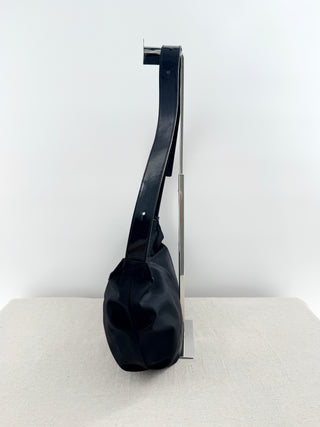 Nothing Written nylon and faux leather strap bag