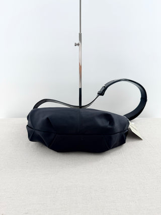 Nothing Written nylon and faux leather strap bag