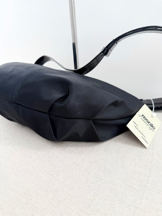 Nothing Written nylon and faux leather strap bag