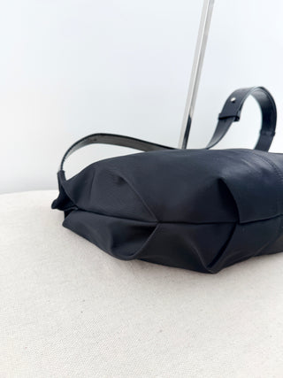 Nothing Written nylon and faux leather strap bag