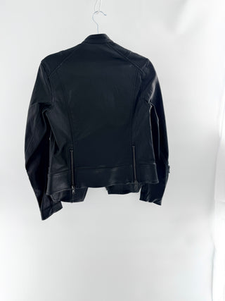 Phillip Lim lamb leather zip up jacket, 4