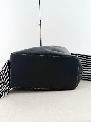 Loewe scarf bucket bag with fringe
