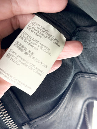 Phillip Lim lamb leather zip up jacket, 4