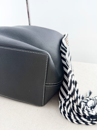 Loewe scarf bucket bag with fringe