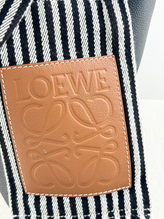 Loewe scarf bucket bag with fringe