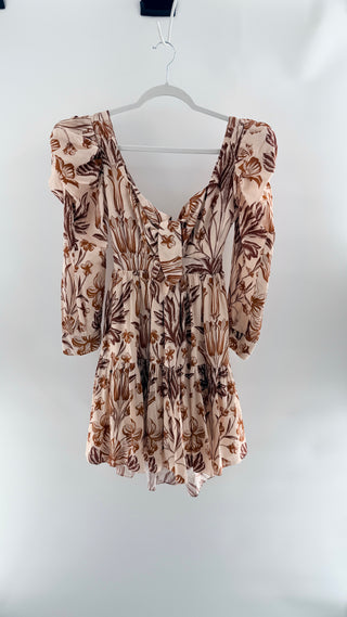Eugenia Fernandez floral print mini dress, S