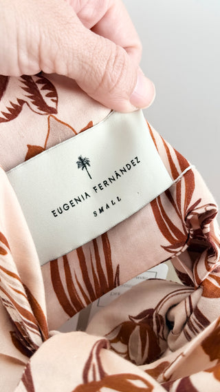 Eugenia Fernandez floral print mini dress, S