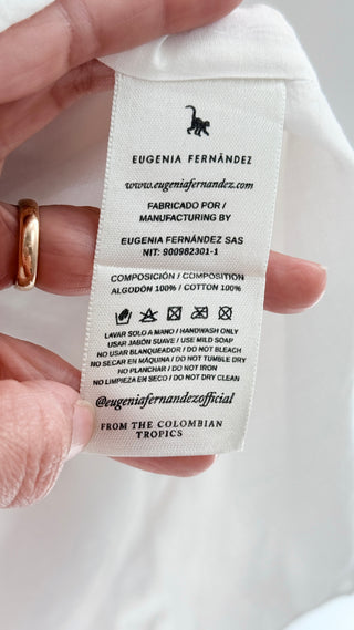 Eugenia Fernandez floral print mini dress, S