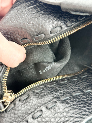 Valentino C rockee fringed leather tote large bag
