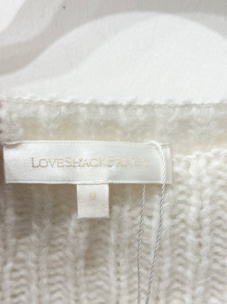 LoveShackFancy alpaca / wool blend sweater, M