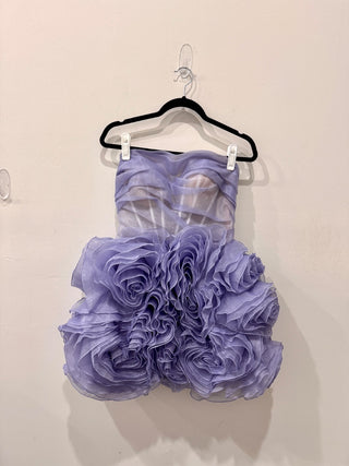 Milla tulle mini dress strapless, S