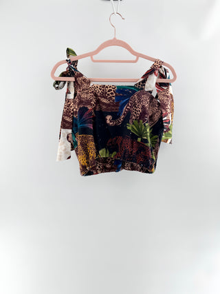 Arkitect Mia de Dios crop pattern top, XS