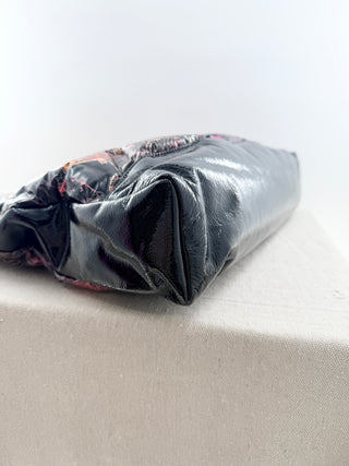Chanel 31 shopping large bag printed puffy patent leather and nylon