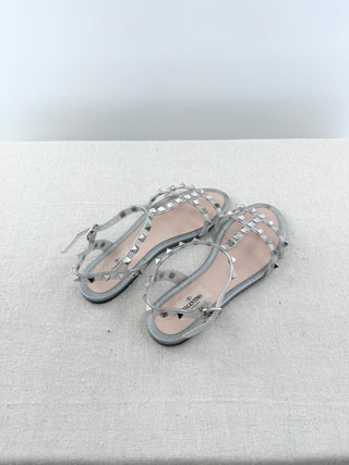 Valentino jelly rockstud slide sandals, 37