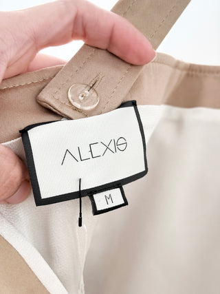 Alexis set embroidered sleeveless top and shorts, M