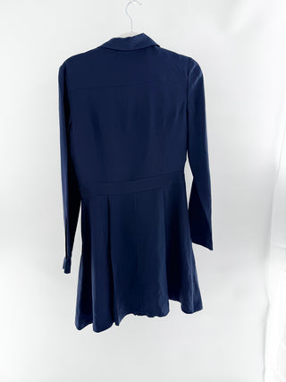 Theory 100% silk shirt mini dress, 4