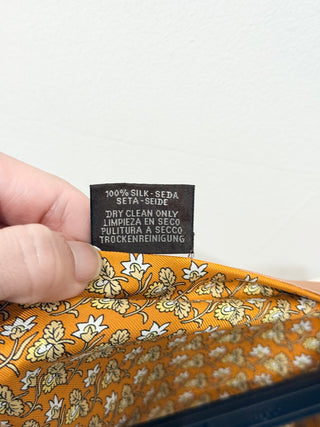Hermes 100% silk long scarf