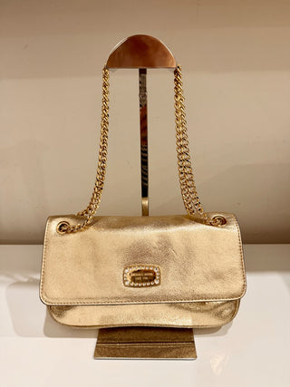 Michael Kors metallic medium size bag with chain strap