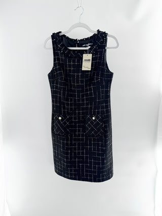 Karl Lagerfeld tweed sleeveless midi dress, 10