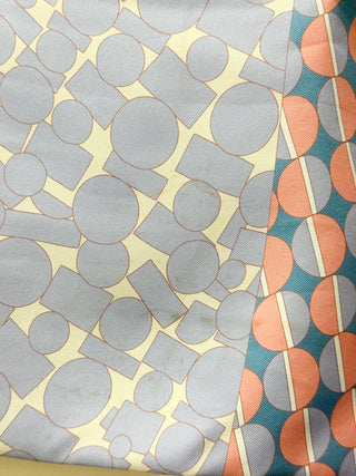 Hermes 100% silk double sided rectangular scarf